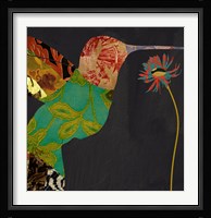 Hummingbird Brocade IV Fine Art Print