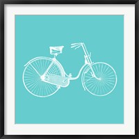 Aqua Bicycle Fine Art Print