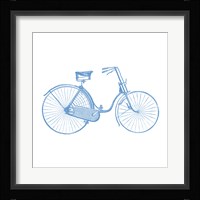 Blue On White Fine Art Print