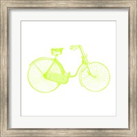 Lime On White Bicycle Fine Art Print