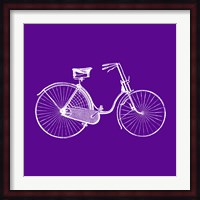 Purple Bicycle Fine Art Print
