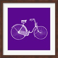 Purple Bicycle Fine Art Print