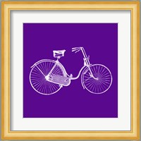 Purple Bicycle Fine Art Print