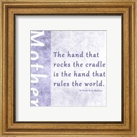 The Hand that Rocks the Cradle Fine Art Print