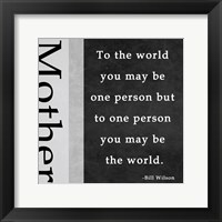 One Person - Mother Fine Art Print