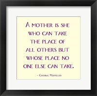 A Mother Is No One Else Fine Art Print