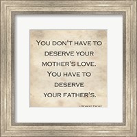 Your Father's Love Fine Art Print