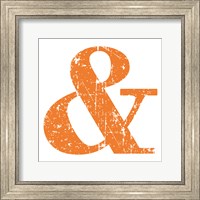 Orange Ampersand Fine Art Print