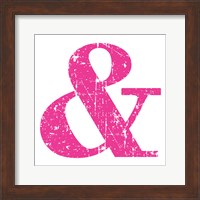 Pink Ampersand Fine Art Print