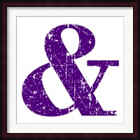 Purple Ampersand Fine Art Print