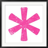 Pink Asterisk Fine Art Print