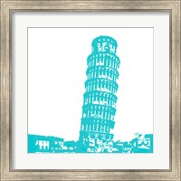 Pisa in Aqua Fine Art Print