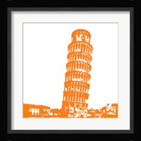 Pisa in Orange Fine Art Print