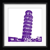 Pisa in Purple Fine Art Print