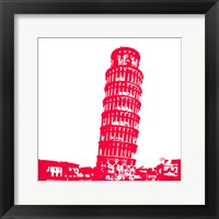 Pisa in Red Fine Art Print