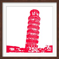 Pisa in Red Fine Art Print