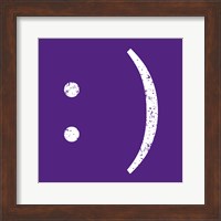 Purple Smiley Fine Art Print