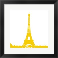 Yellow Eiffel Tower Fine Art Print