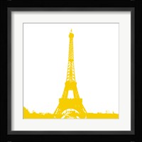 Yellow Eiffel Tower Fine Art Print
