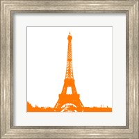 Orange Eiffel Tower Fine Art Print