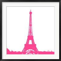 Pink Eiffel Tower Fine Art Print