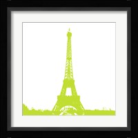 Lime Eiffel Tower Fine Art Print