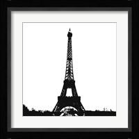 Black Eiffel Tower Fine Art Print