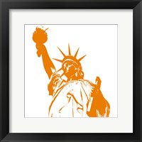 Liberty in Orange Fine Art Print
