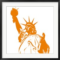 Liberty in Orange Fine Art Print