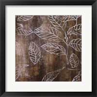 Graphic Leaves I Framed Print
