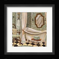 Designer Bath I Framed Print
