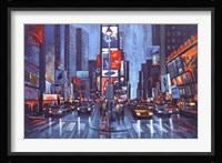 Times Square Blue Fine Art Print