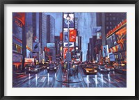 Times Square Blue Fine Art Print