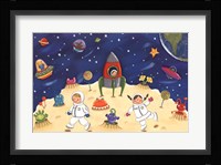 Space Fun Framed Print