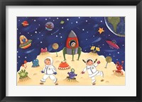 Space Fun Framed Print