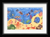 Undersea Fun Framed Print
