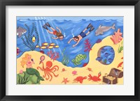 Undersea Fun Framed Print