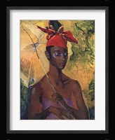 Woman with Parasol Fine Art Print