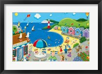 Summertime Bay Framed Print