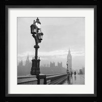 Westminster Bridge and Houses of Parliament, 1962 Fine Art Print