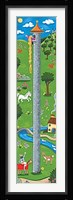 Rapunzel Growth Chart Framed Print