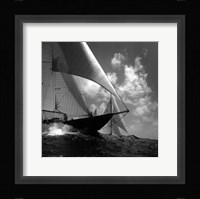 Rushing Waves I Framed Print