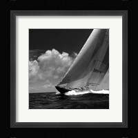 Rushing Waves II Framed Print