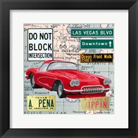 Cruising USA I Framed Print