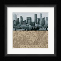 LA Map I Fine Art Print