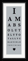Eye Chart I Fine Art Print