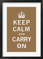 Keep Calm And Carry On VII Fine Art Print
