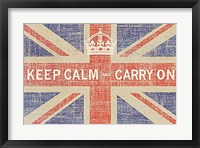 Keep Calm Flag Fine Art Print