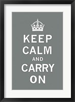 Keep Calm And Carry On VIII Fine Art Print