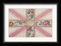Vintage Chic Flag Framed Print